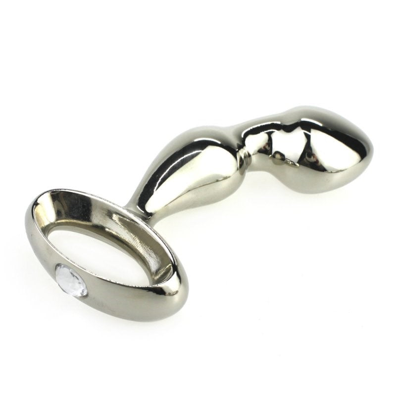 Njoy P-Spot Fun Plug Daily Cock Ring Deal - Silver - Prostate Toys