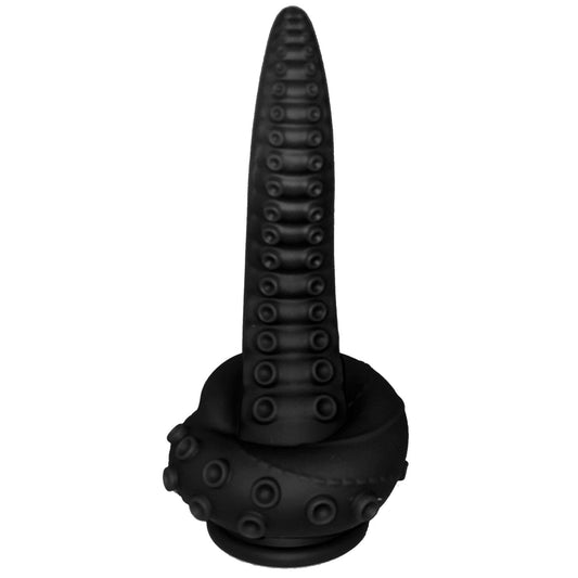 Bed Candy Fantasy Play Tentacle Dildo Black - 8 Inches - Realistic Dildos