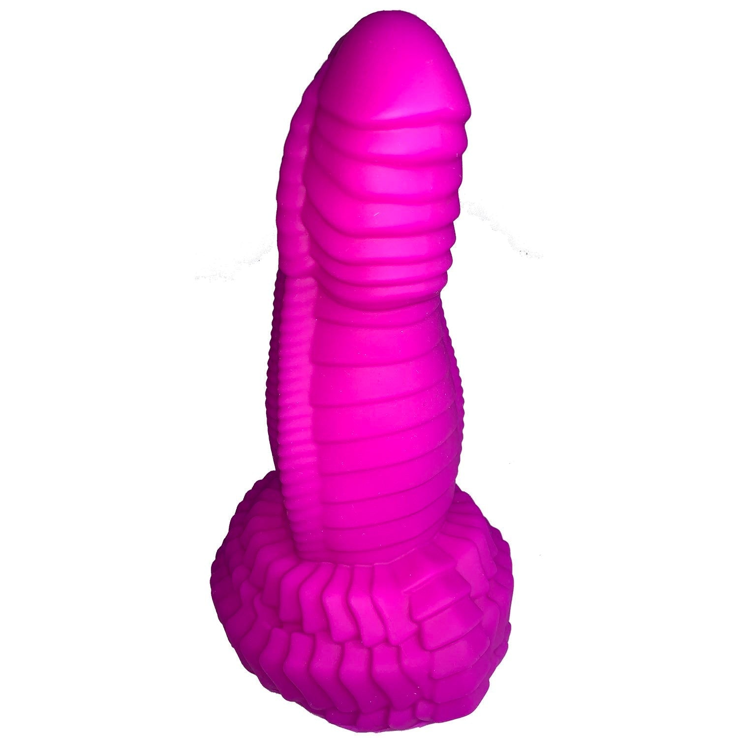 Bed Candy 8.5 Inch Fantasy Tongue Shape Dildo - Purple - Realistic Dildos