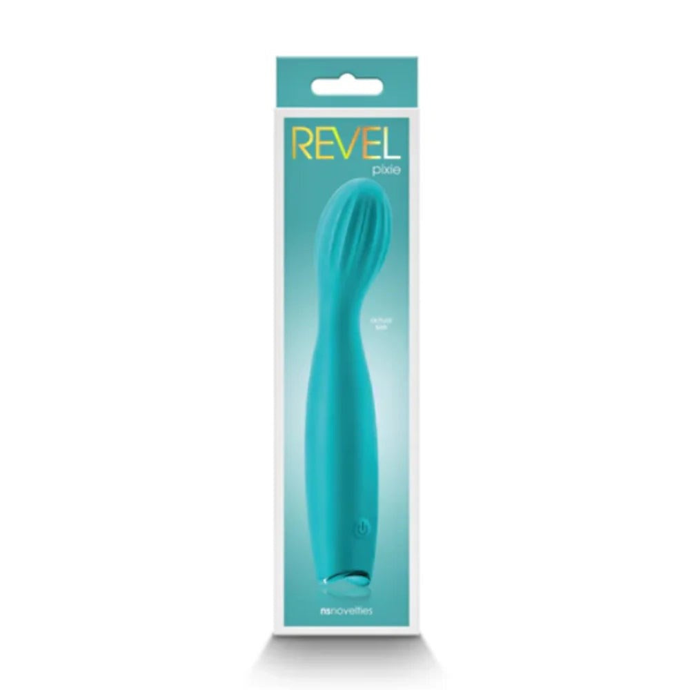 NS Novelties Revel Pixie Silicone G Spot Vibrator with Curved Tip - - G-Spot Vibrators