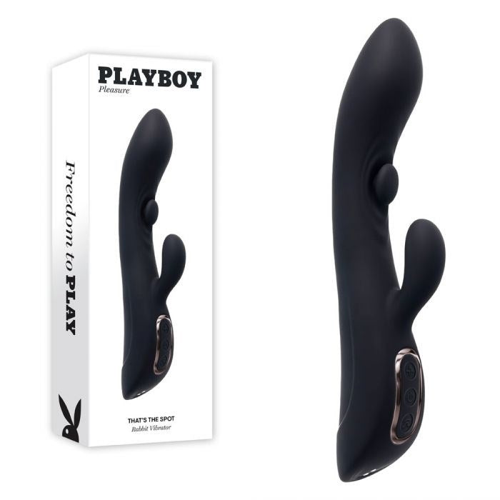 Evolved Playboy Pleasure Thats The Spot G Spot Rabbit Vibrator with Tapping - - Rabbit Vibrators
