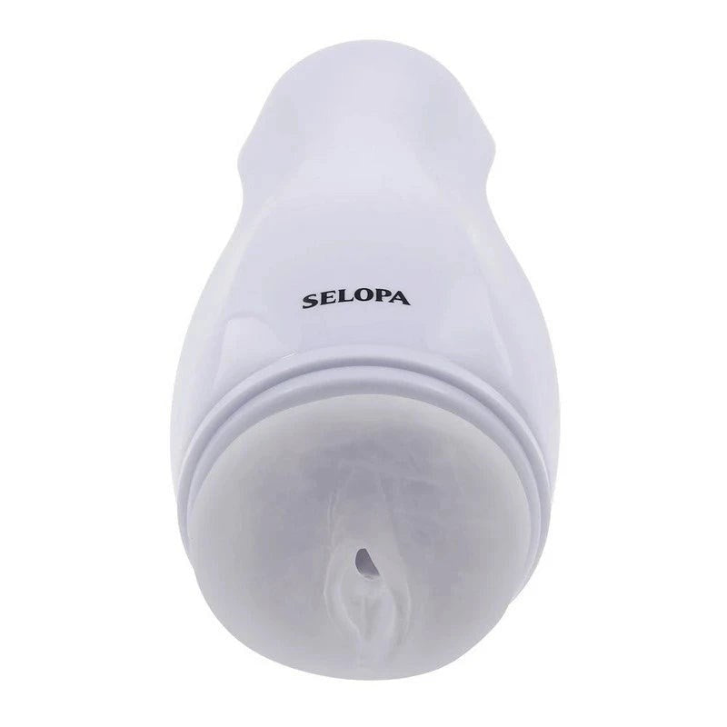 Evolved Selopa PLEASURE CAN Male Masturbator with 10 Vibration Modes - - Realistic Butts And Vaginas