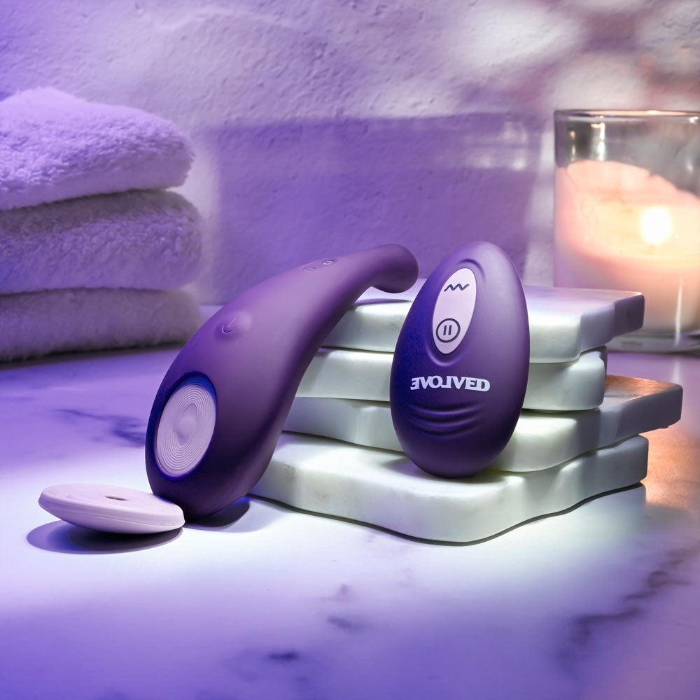 Evolved PANTY PARTY Panty Vibe with Remote Magnetic Clitoral Stimulation - - Remote Control Vibrators