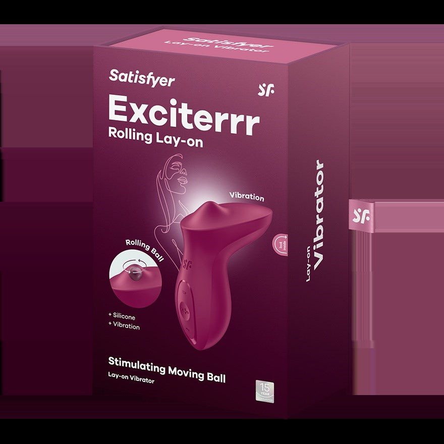 Satisfyer Exciterrr 13 Functions Vibrating Clitoral Stimulator Rolling Patterns - - Rabbit Vibrators