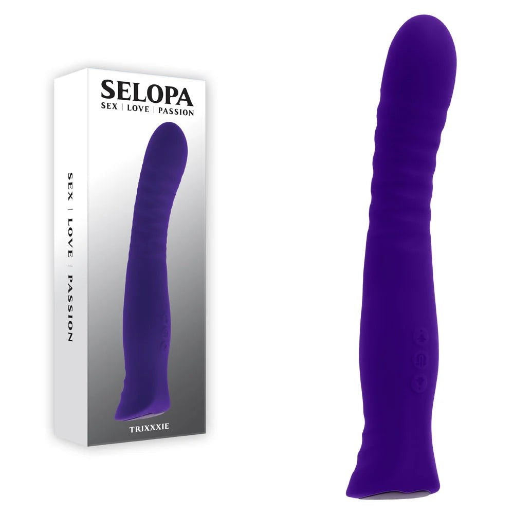 Evolved Selopa TRIXXXIE Flexible Waterproof Vibrator with 7 Modes - - Personal Massagers