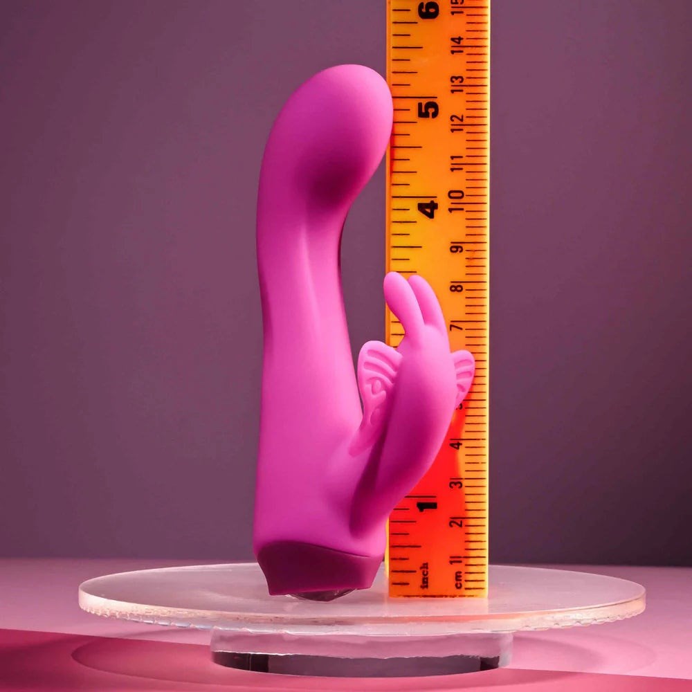 Evolved Selopa BUTTERFLY LOVE Rechargeable Vibrator Dual Motor Rabbit - - Rabbit Vibrators