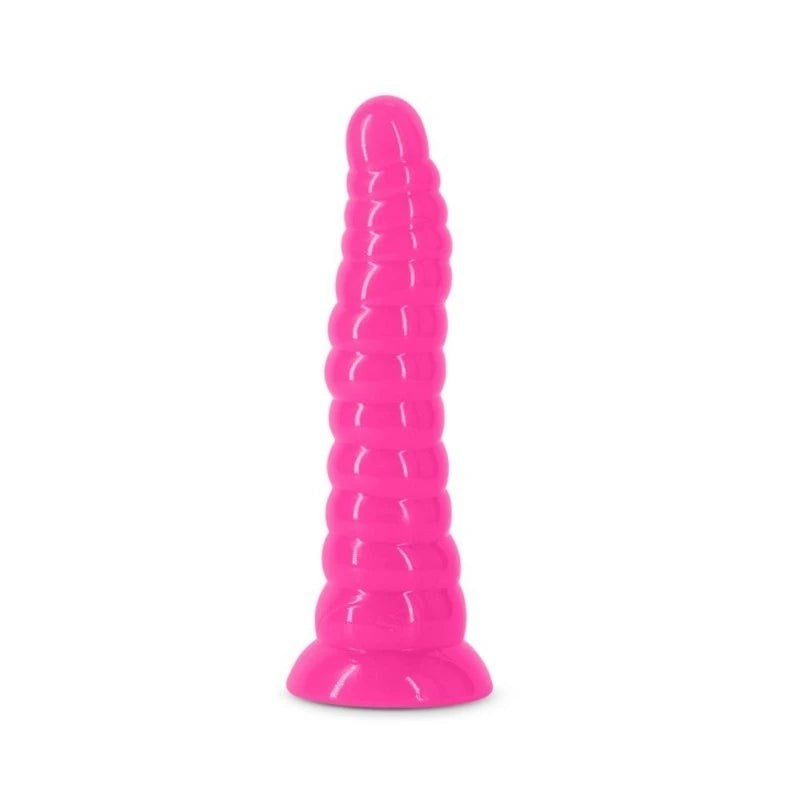 NS Novelties Firefly Nymph Glow In Dark Suction Cup Dildo Illuminated TPE - - Anal Dildos