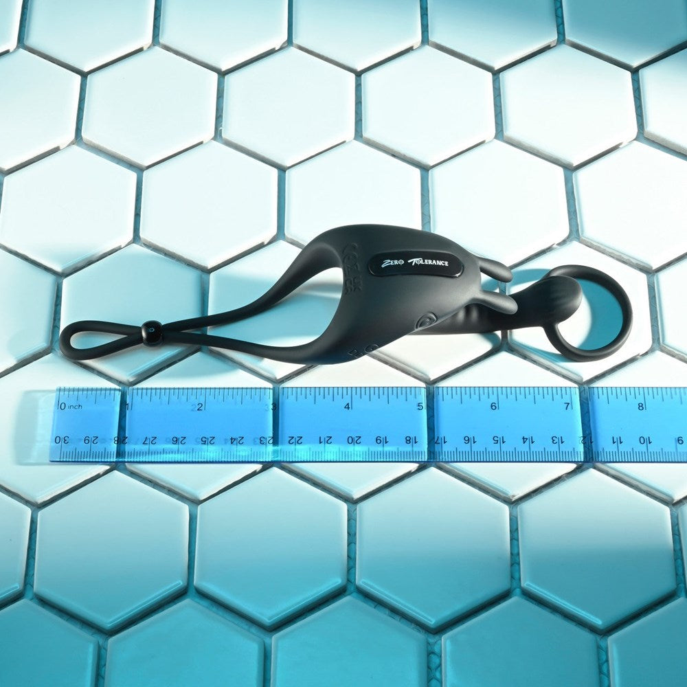 Zero Tolerance Saddle Up Cock and Ball Vibrator - - Cock Rings