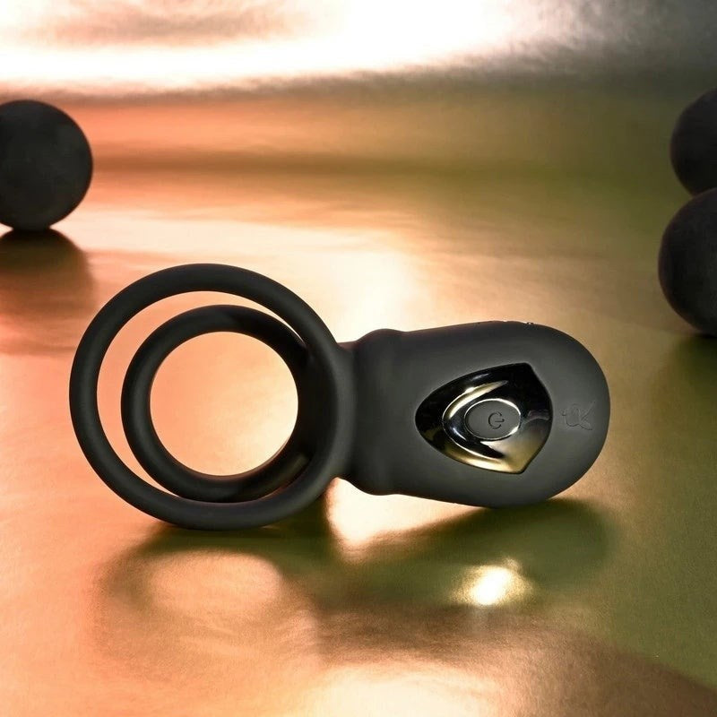 Playboy Pleasure JUST RIGHT Vibrating Cock Ring - - Cock Rings