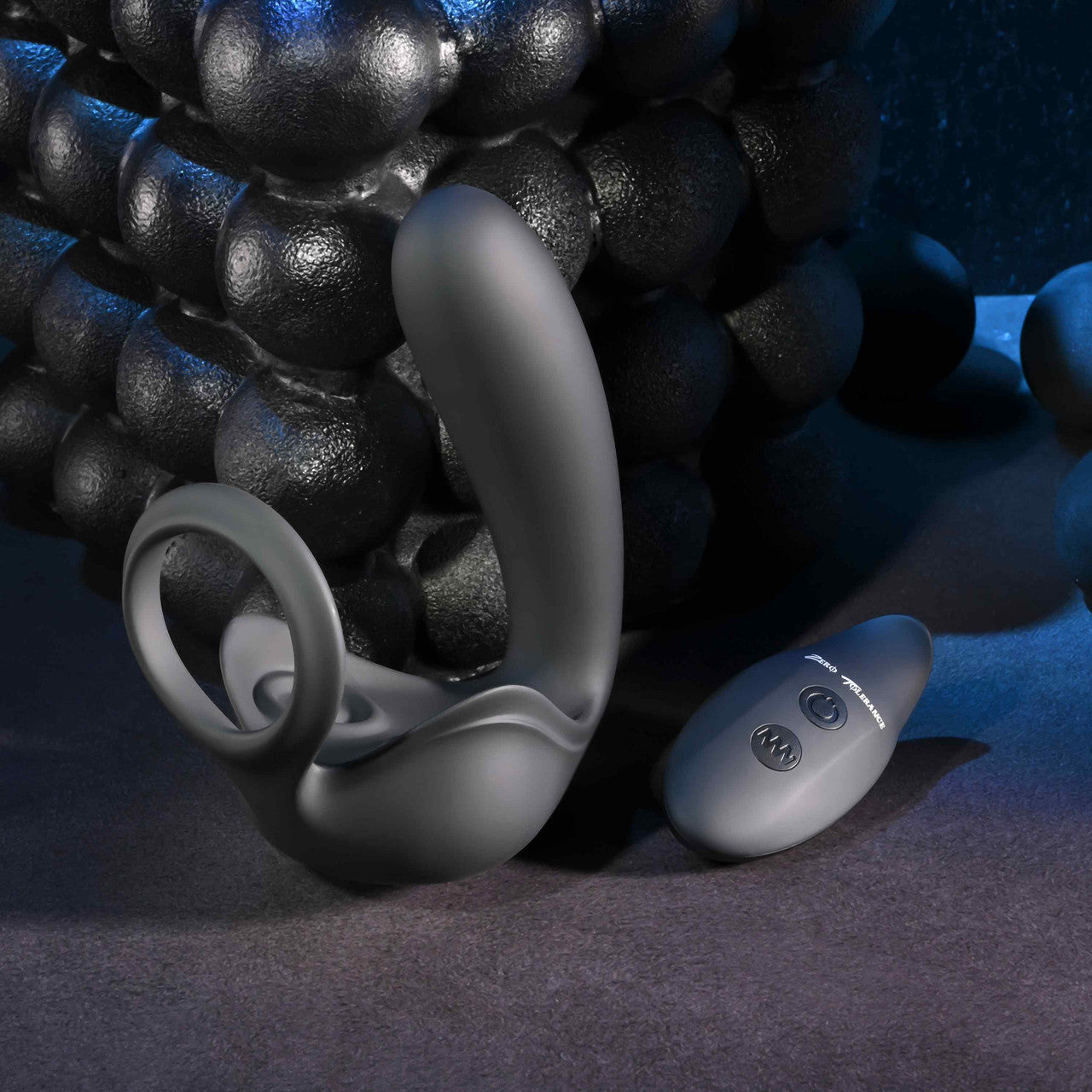 Zero Tolerance BALLIN OUT Prostate Massager with Cock Ring - Black - Prostate Toys