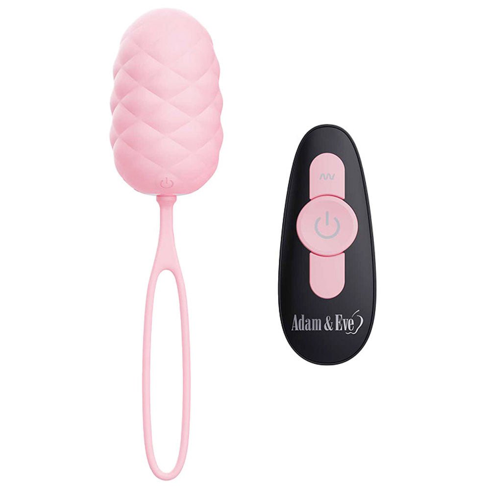 Adam & Eve Pillow Talk USB Rechargeable Vibrating Egg Massager - Love Eggs and Kegel Exercisers