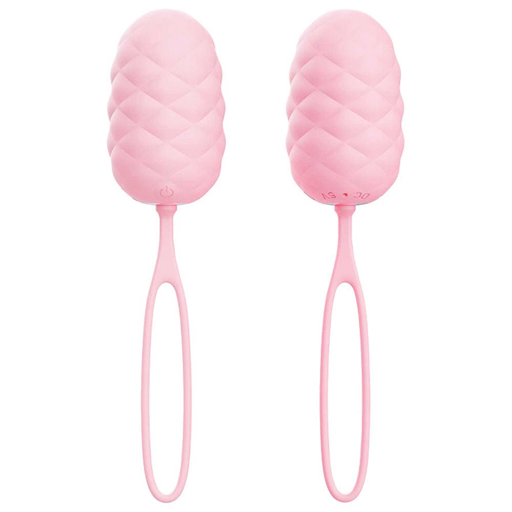 Adam & Eve Pillow Talk USB Rechargeable Vibrating Egg Massager - Love Eggs and Kegel Exercisers