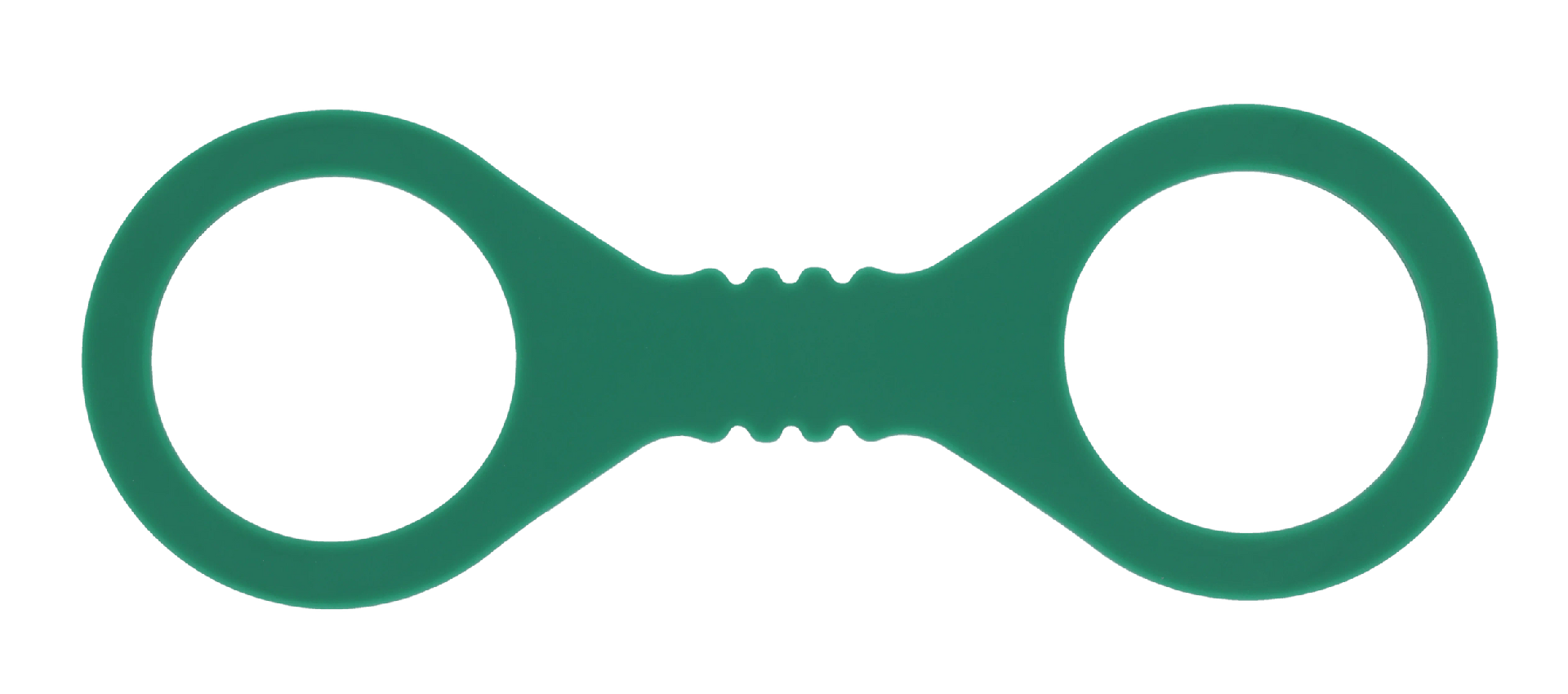 Sex & Mischief Indica Silicone Bondage Hand Cuffs Green - Small - Cuffs And Restraints