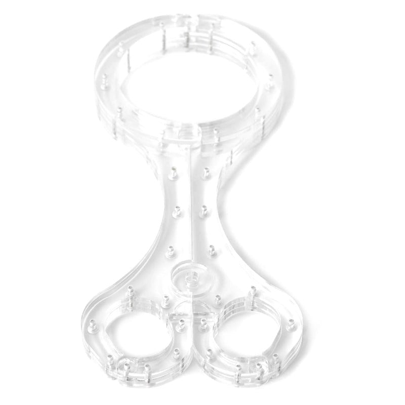 BDStyle Lilylush Leather Wrist/Ankle Restraints Studs Bondage Set - - Cuffs And Restraints