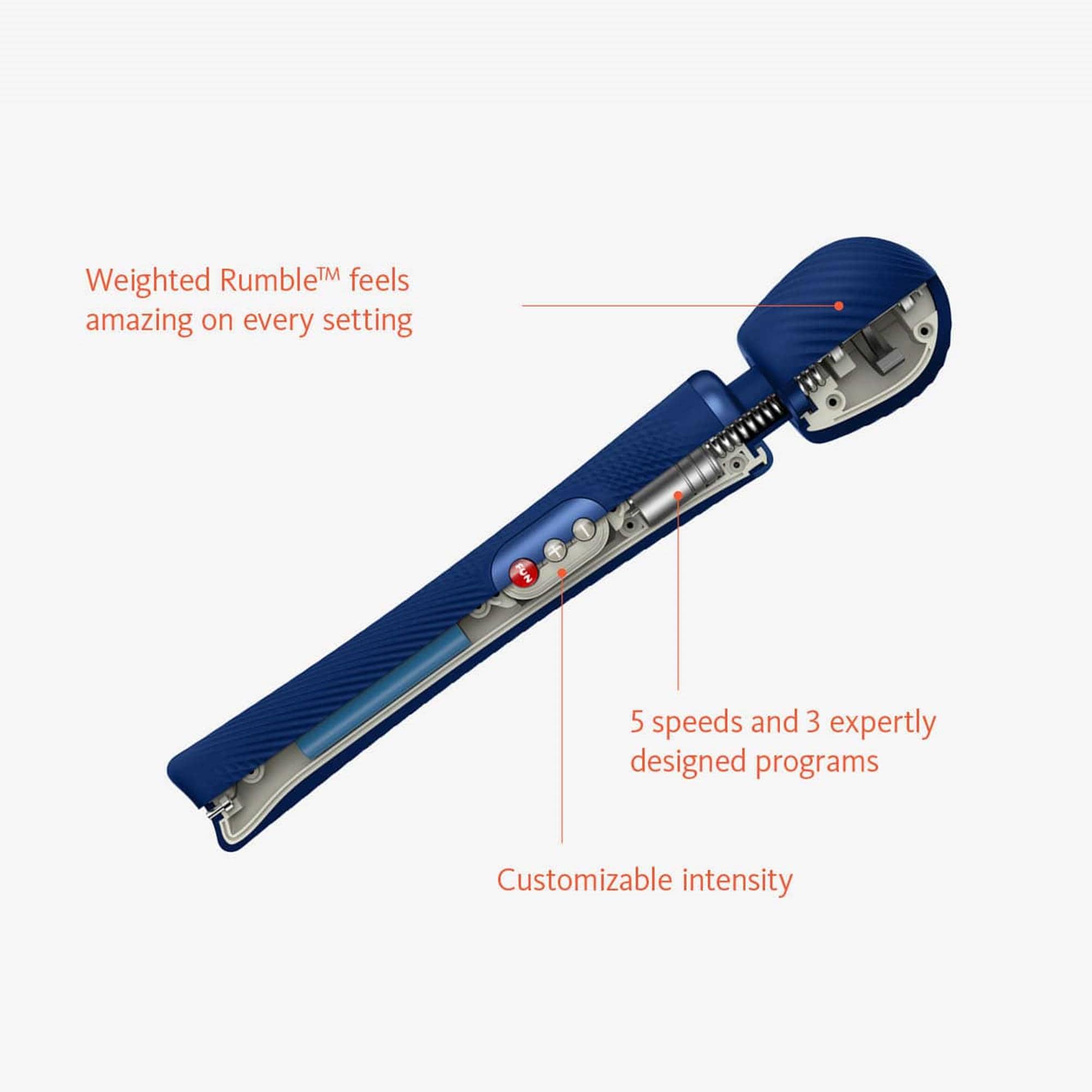 Fun Factory VIM Rechargeable Rumbling Body Wand Massager - - Body Wands