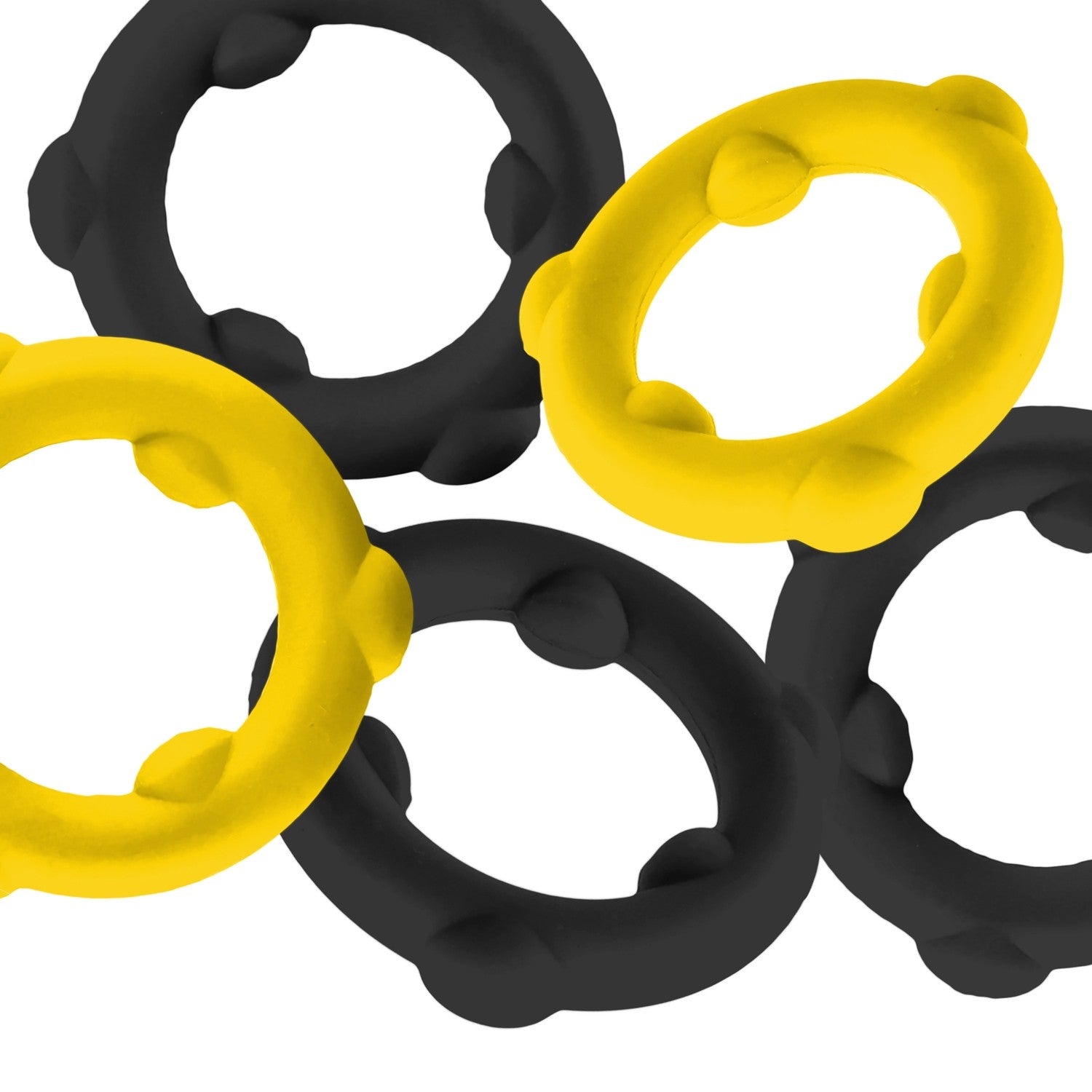 Oxballs Gearheads 5 Pack Spinner Cock Rings - Cock Ring Sets