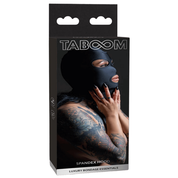Scala TABOOM Comfortable Stretchy Spandex Hood - - Bondage Hoods