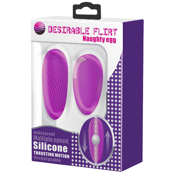 Pretty Love Silicone Naughty Egg Vibrator - Purple - Love Eggs and Kegel Exercisers