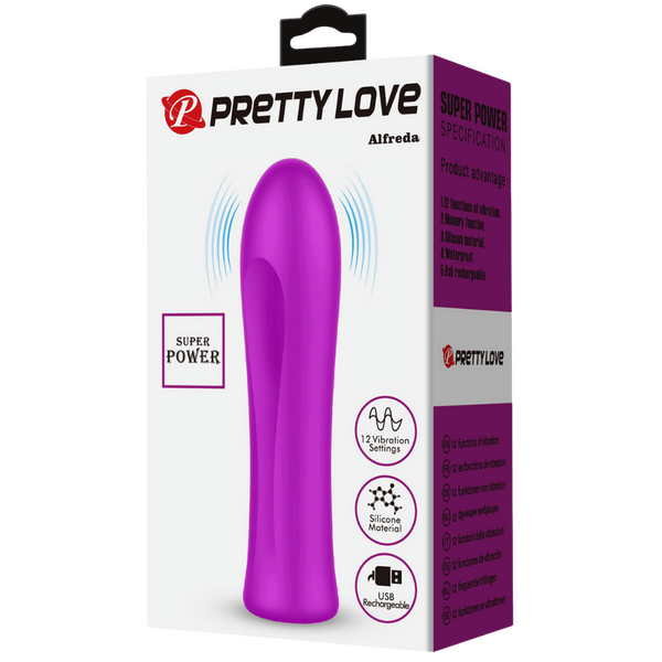 Baile Alfreda Rechargeable Bullet Vibrator - Pink - Bullet Vibrators