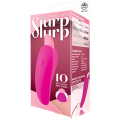 Excellent Power Slurp Slurp Adult Tongue Stimulator - Pink - Finger and Tongue Vibrators