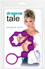 Seven Creations Dragonz Tale Anal Play Beads - Lavender - Anal Beads and Balls