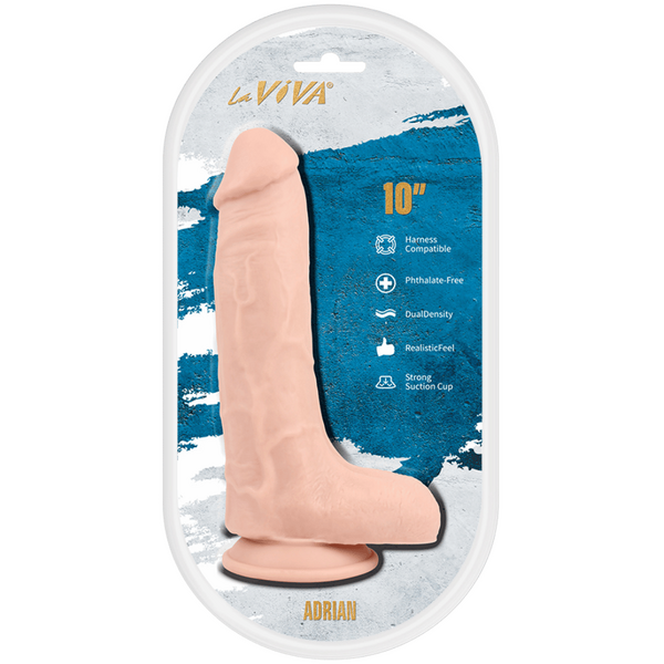 Thrilling 10-Inch Tradie Dildo - Realistic and Harness-Compatible - - Realistic Dildos