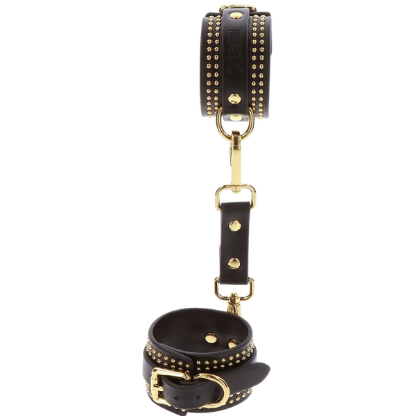 Scala Taboom BDSM Play Studded Wrist Cuffs Set - - Cuffs And Restraints
