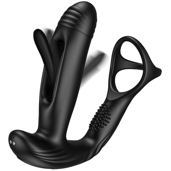 Amovibe Pulse Flapping and Vibrating Prostate Massager - - Prostate Toys
