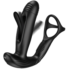 Amovibe Pulse Flapping and Vibrating Prostate Massager - - Prostate Toys