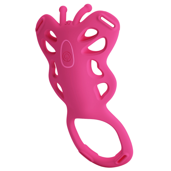 Baile Aethon Rechargeable Strap-on Butterfly Massager - Strap On Sextoys