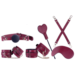 Excellent Power Sovereign Luxury Bondage Set - Red - Bondage Kits