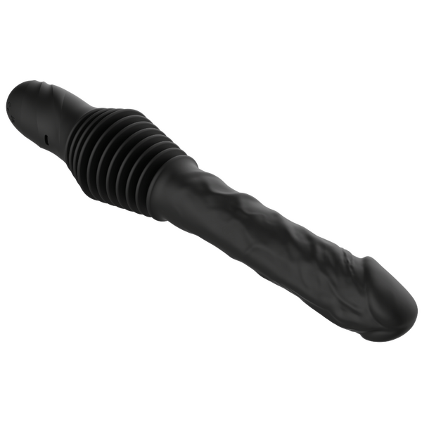La Viva Blade Runner Double Thrusting & Vibrating Dildo - Black - Vibrating Dildos