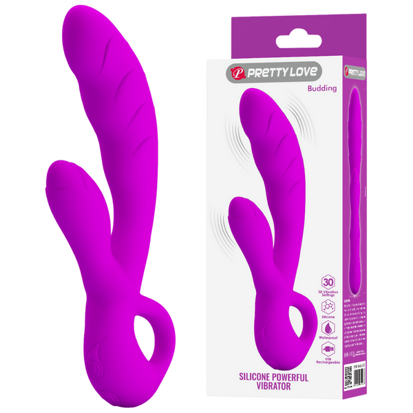 Pretty Love Budding Silicone Powerful Rabbit Vibrator - - Rabbit Vibrators
