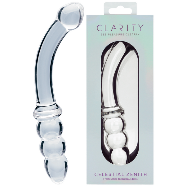 Creative Conceptions Dual Ender Celestial Zenith Glass Dildo - - Glass Sex Toys