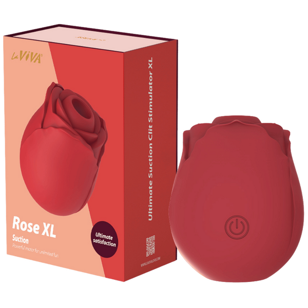 La Viva Rose Petal Tapping Clitoral Stimulator XL - - Clit Ticklers and Pulsators