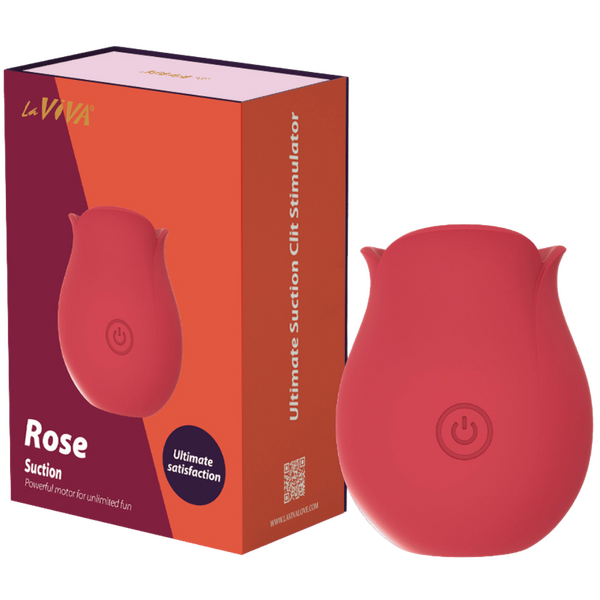 La Viva Rose Petal Tapping Clitoral Vibrator - - Clit Ticklers and Pulsators