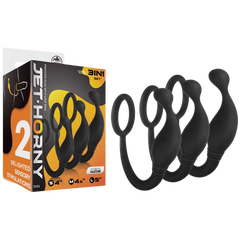 Excellent Power 3 Piece Prostate Plug with Love Ring - - Prostate Toys