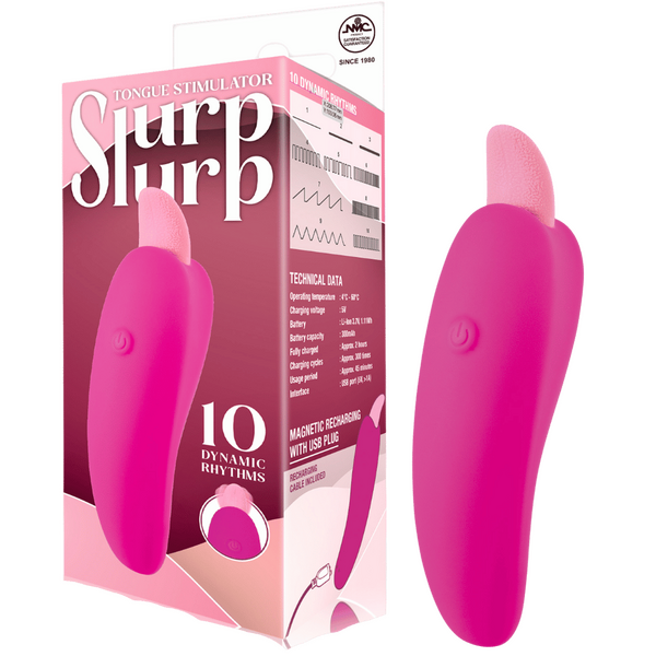 Excellent Power Slurp Slurp Adult Tongue Stimulator - - Finger and Tongue Vibrators