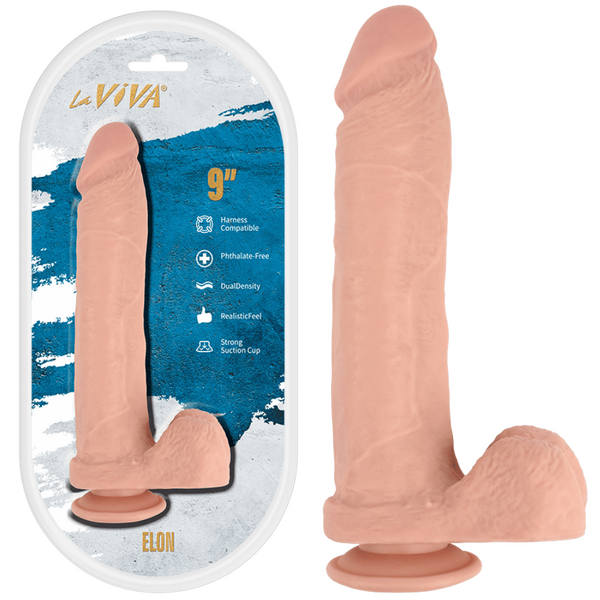 Tradie Dildo Paulie 9 Inch - Dual-Density Delight for Realistic Pleasure - - Realistic Dildos