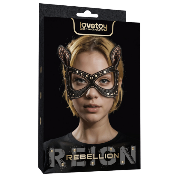 Lovetoy Adjustable PU Leather Bunny Mask - Masks And Blindfolds