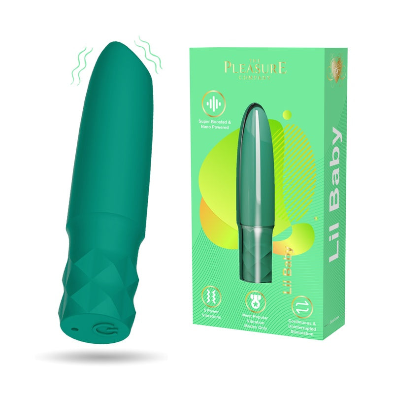 Full Circle lil Baby Rechargeable Silicone Bullet Vibrator - - Bullet Vibrators