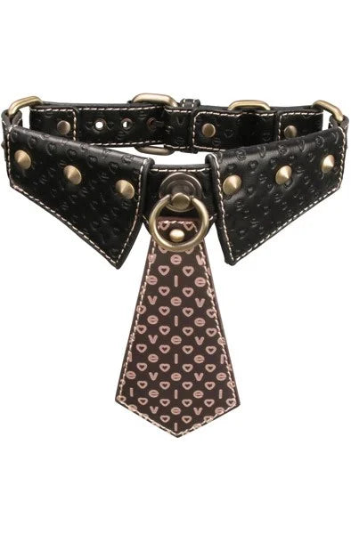Lovetoy Rebellion Reign Bondage Collar and Leash - - Collars and Leads
