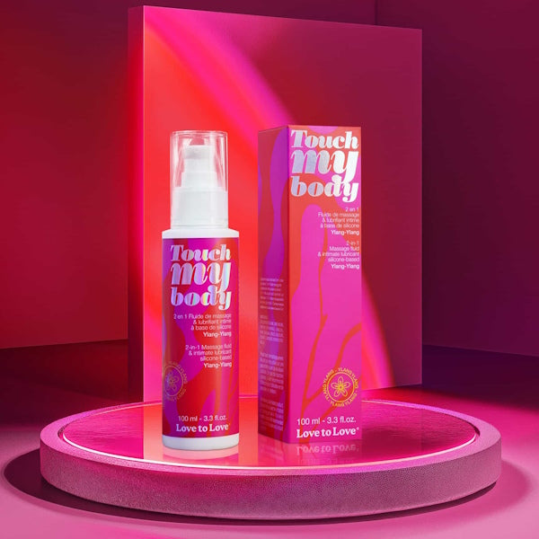 LOVE TO LOVE Touch My Body Massage & Lubricant Ylang Ylang - 100ml - Massage Oils and Lubricants