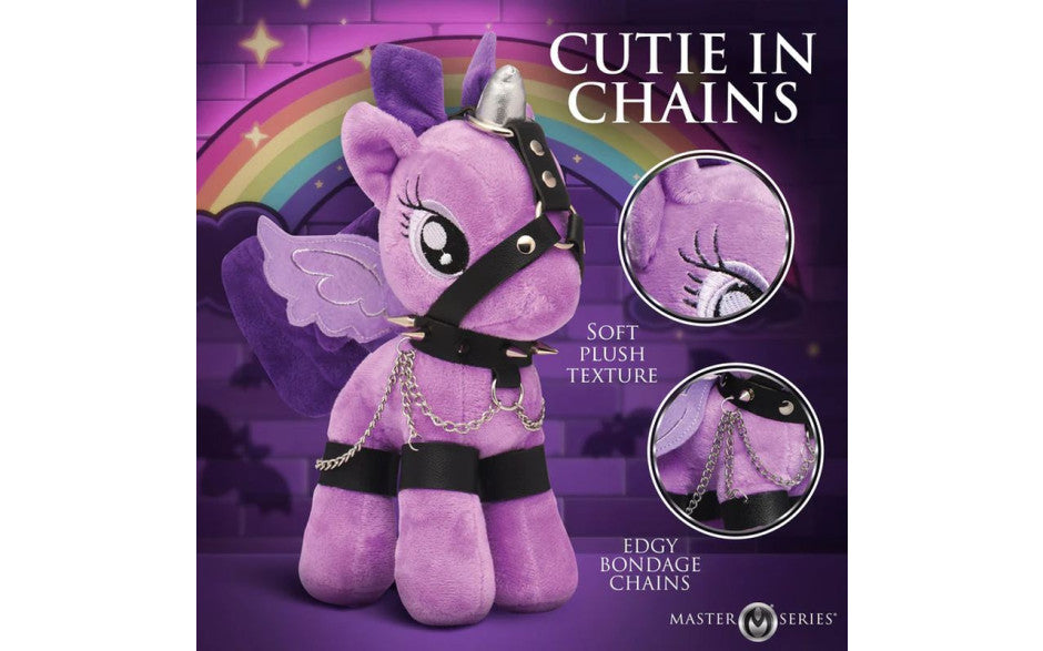 XR Brands Raven Plum Bondage Play Sex Pony - - Party Gifts and Novelties