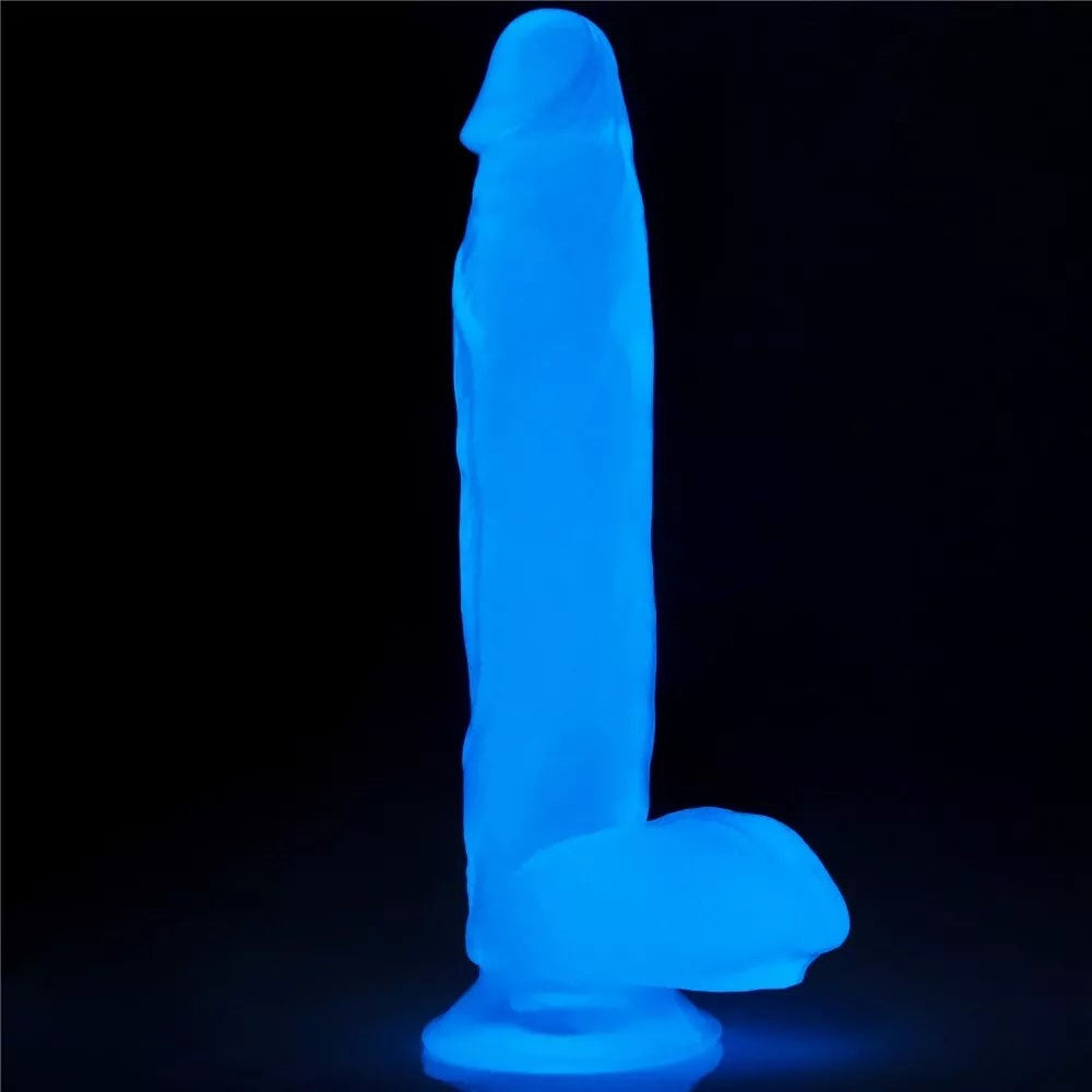 Lovetoy Lumino Play Realistic Dong 10 Inch Glow in the Dark Dildo - - Realistic Dildos
