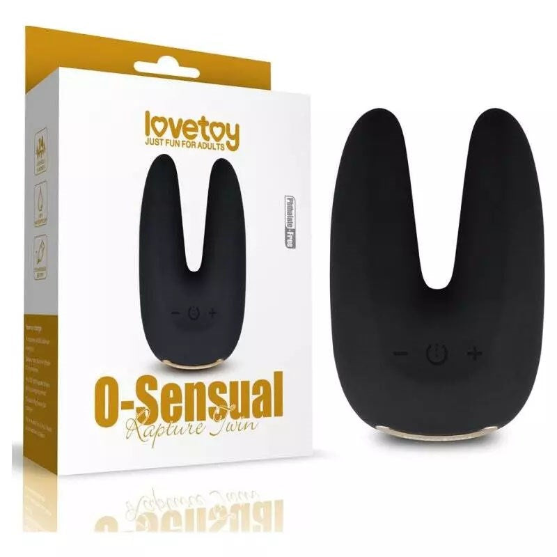 Lovetoy O Sensual Rapture Dual Motor Clit Massager Vibrator Premium Design - - Clit Ticklers and Pulsators