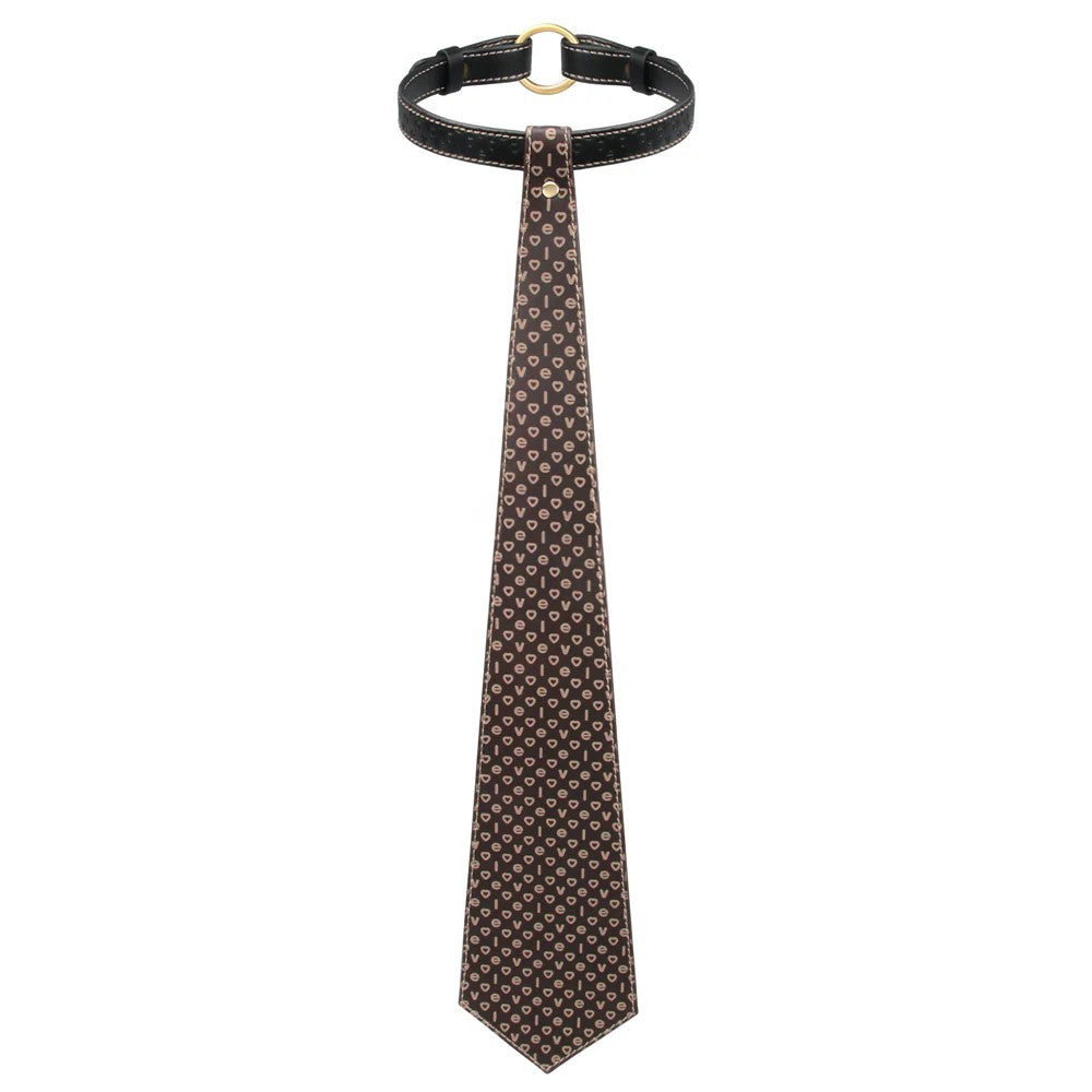 Lovetoy Bondage Tie Collar With Adjustable Strap - Collars and Leads