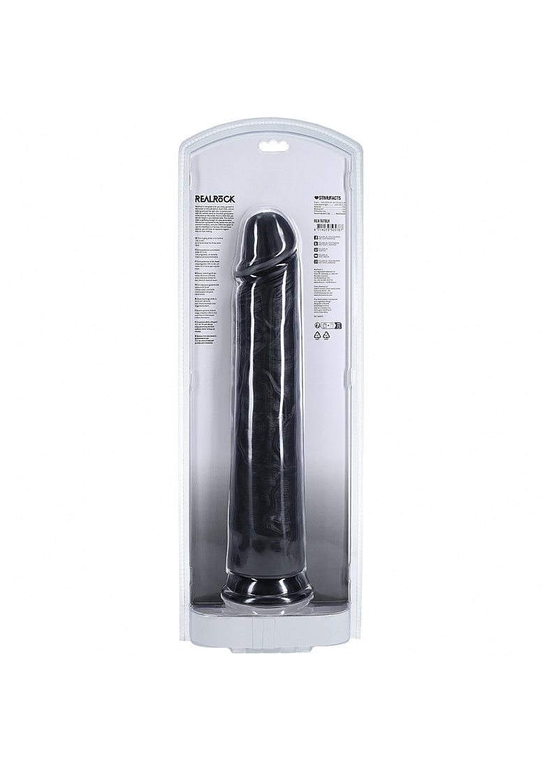 Shots Toys Realrock Extra Large No Balls Realistic Skin Dong 35.5cm Deep Penetration - - Realistic Dildos