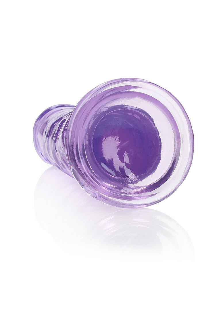 Realrock Crystal Clear 10 Inch Dildo Straight No Balls - - Realistic Dildos