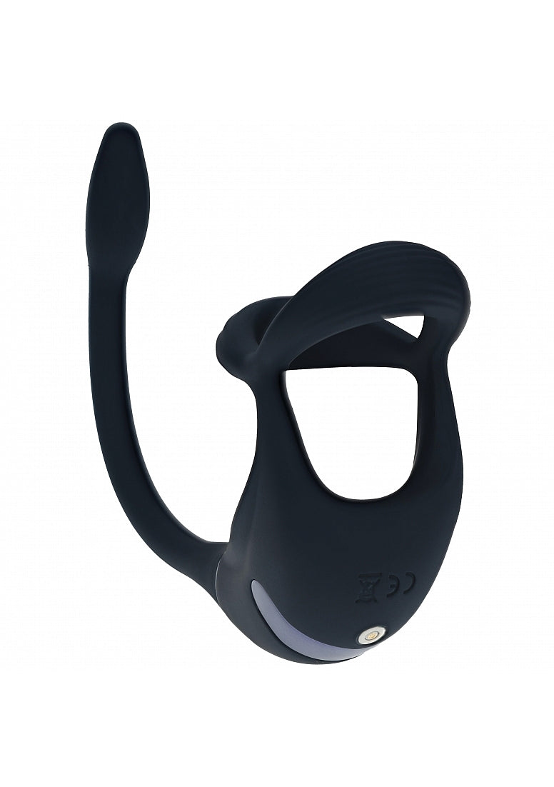 LEVELZ Vibrating TriO Cock Ring with Prostate Stimulator - - Vibrating Cock Rings